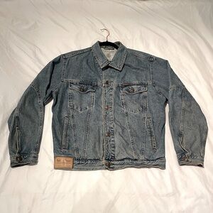 Marlboro Classic - Vintage Denim Pre-1995 Size Large Trucker Jacket